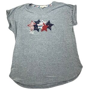 NWT Cactus+Pearl Patriotic Star Cluster July 4th Grandmacore Size L